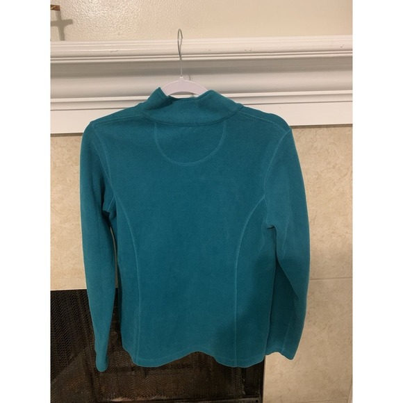 Tommy Bahama Womens Color Green Pullover 1/4 Button Sweater Size Small  Floral - Picture 2 of 4